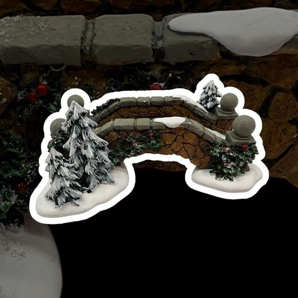 Dept. 56 Village Stone Footbridge #52646 In Original Box - Picture 6 of 14